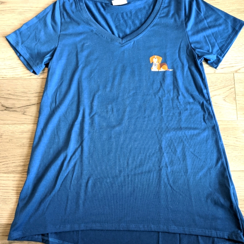 LuLaRoe XS Dog Christy Tee